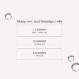 Hyaluronic Acid Self Tanning Drops | Customizable Glow for Face & Body